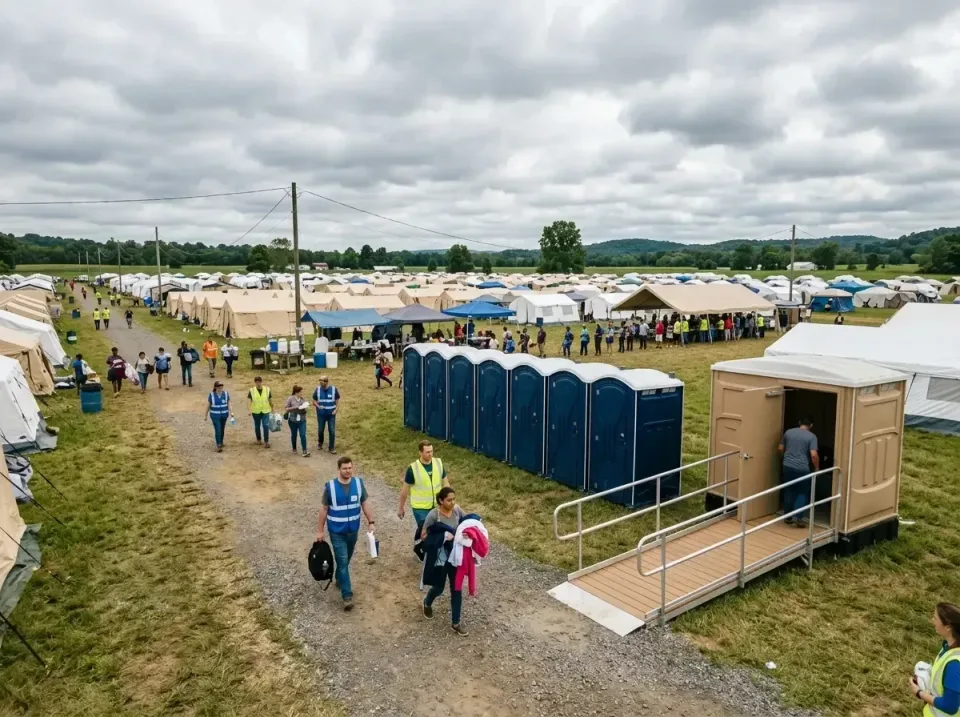 disaster-relief-camp-restrooms-010 — frequently asked questions, Dumpster & Portable Bathrooms Rental in Perry, MI